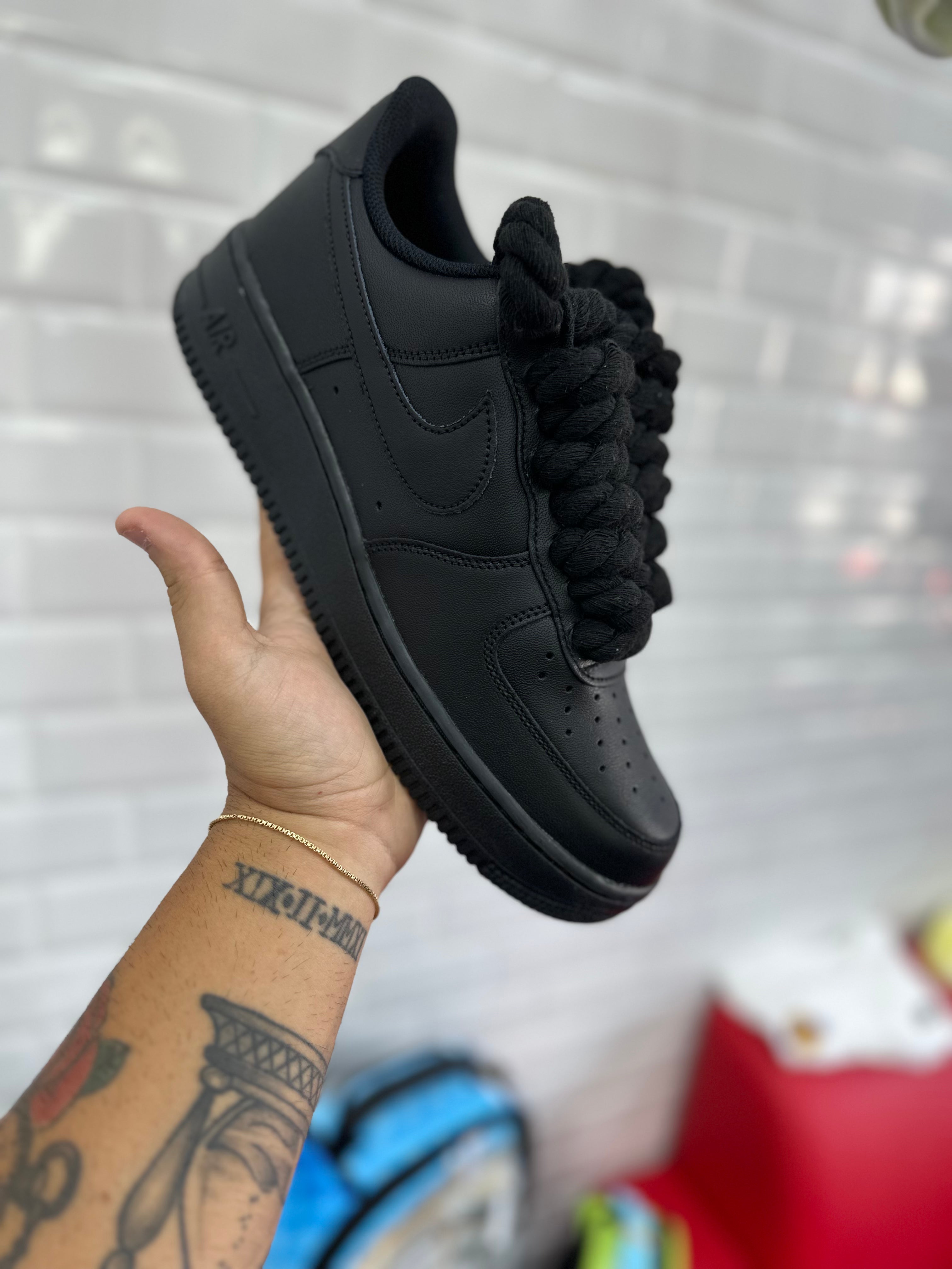 AIR FORCE 1 CUSTOM BLACK